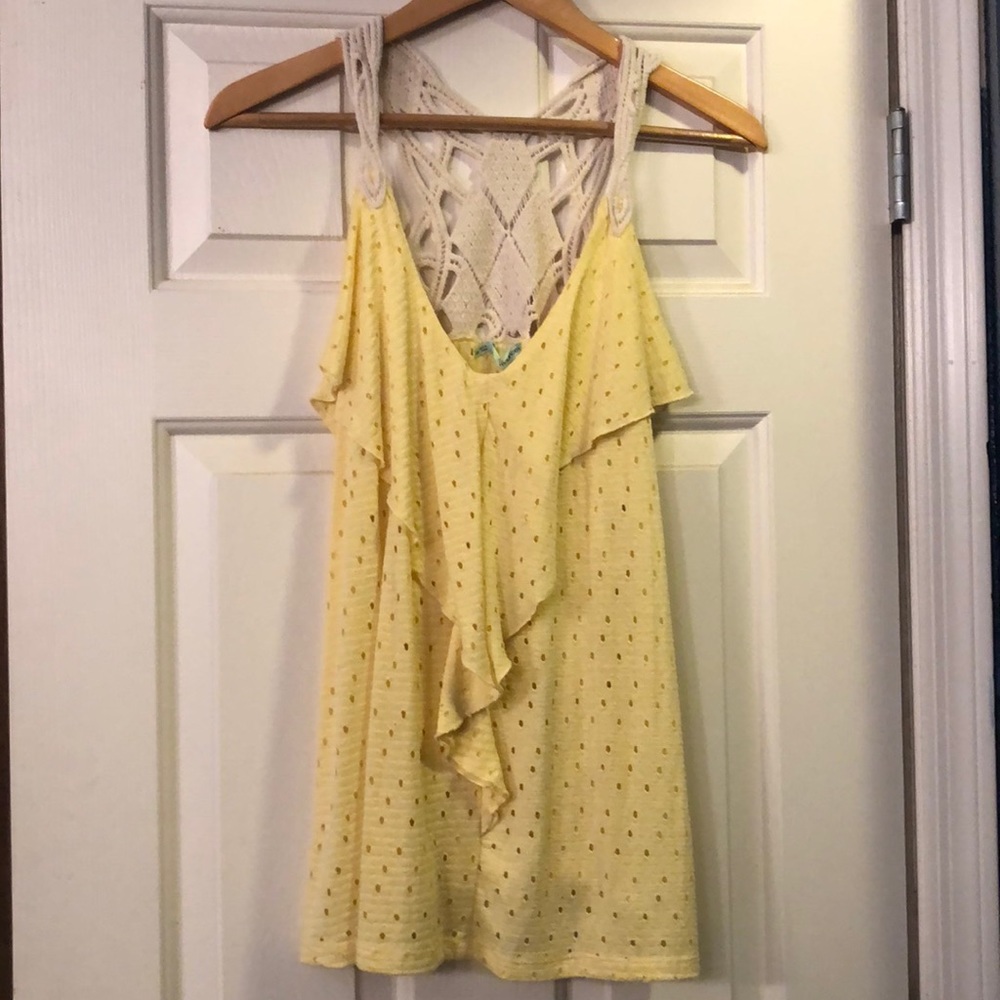 Yellow tank top